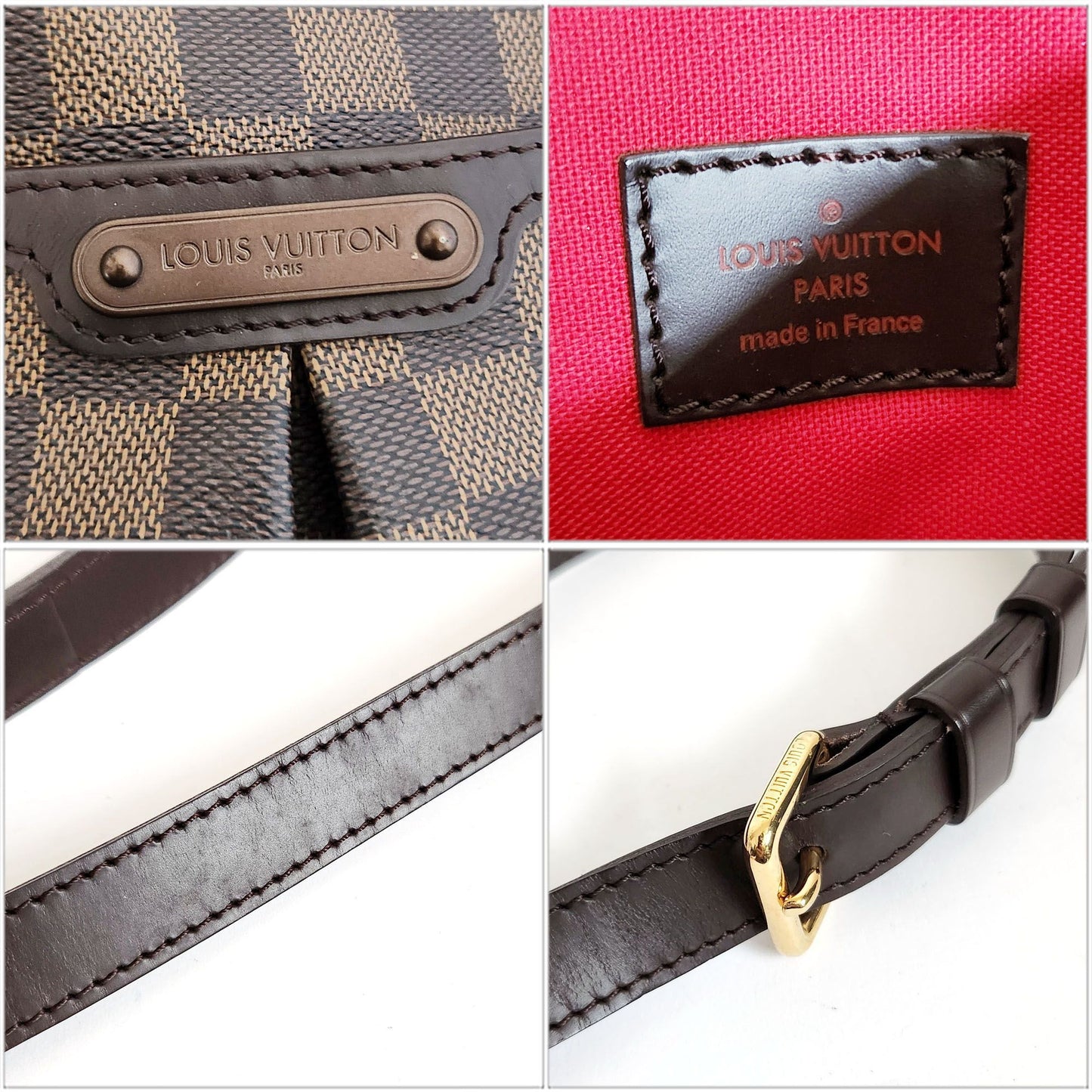 Damier Ebene Canvas Shoulder Bag