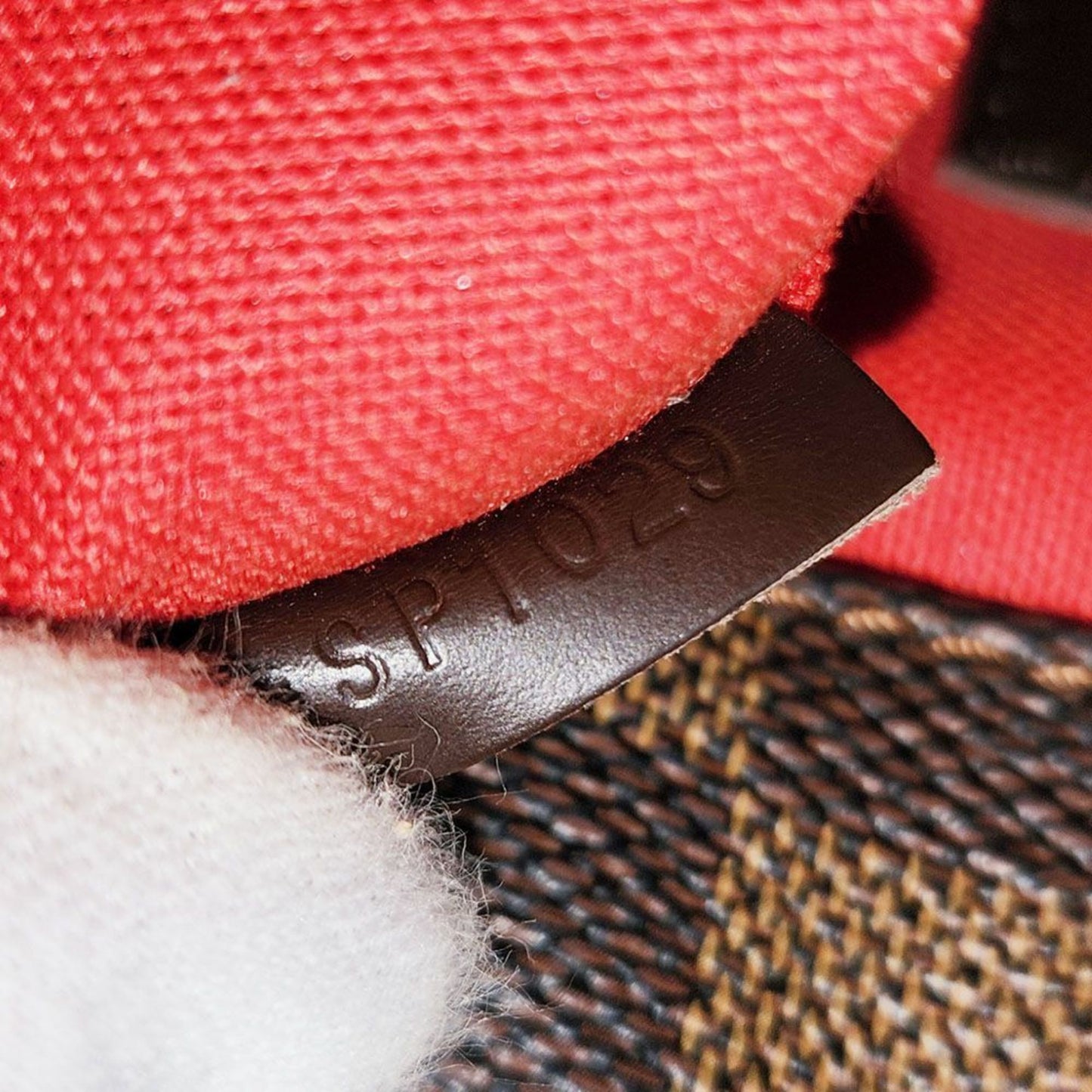 Damier Ebene Canvas Shoulder Bag