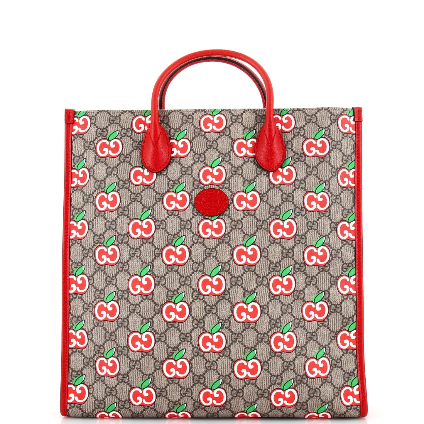 Interlocking G Tote Printed GG Coated Canvas Vertical