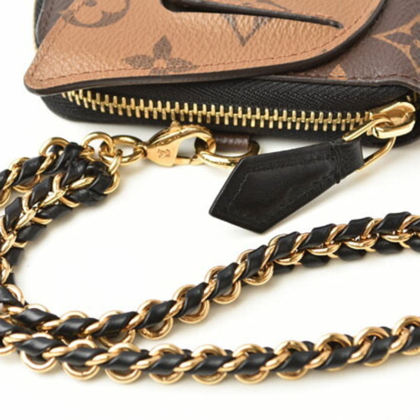 Monogram Reverse Canvas Snap Wallet