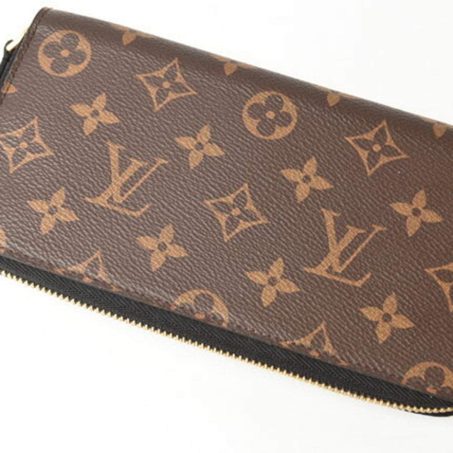 Monogram Reverse Canvas Snap Wallet