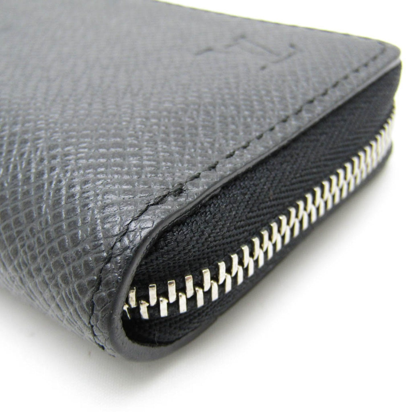 Leather Coin Purse with Zipper Closure and Card Slots