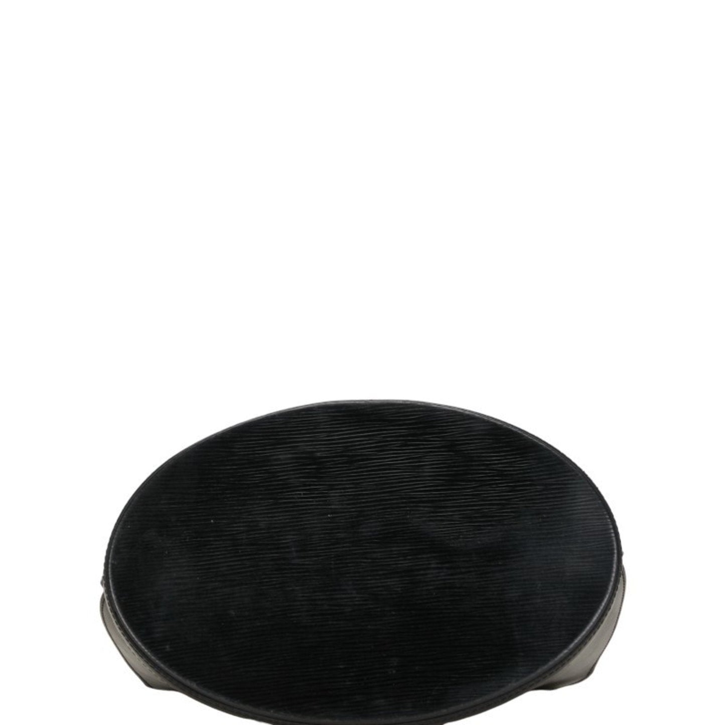 Black Leather Shoulder Bag with Clean Lines and Iconic Design