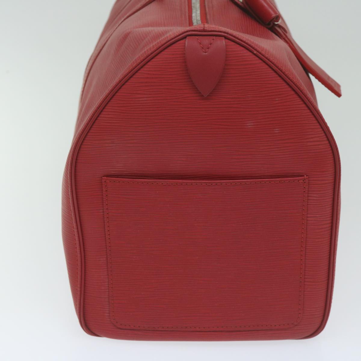 Vintage Epi Leather Travel Bag with Gilded Metal Finishes