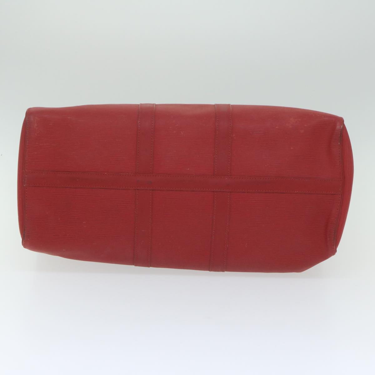 Vintage Epi Leather Travel Bag with Gilded Metal Finishes