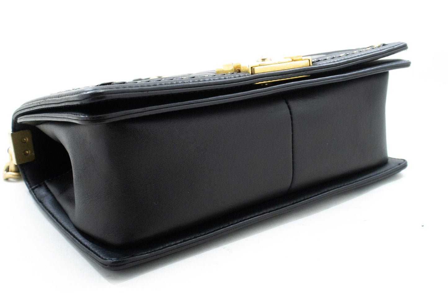 Chanel Luxury Black Leather Shoulder Bag