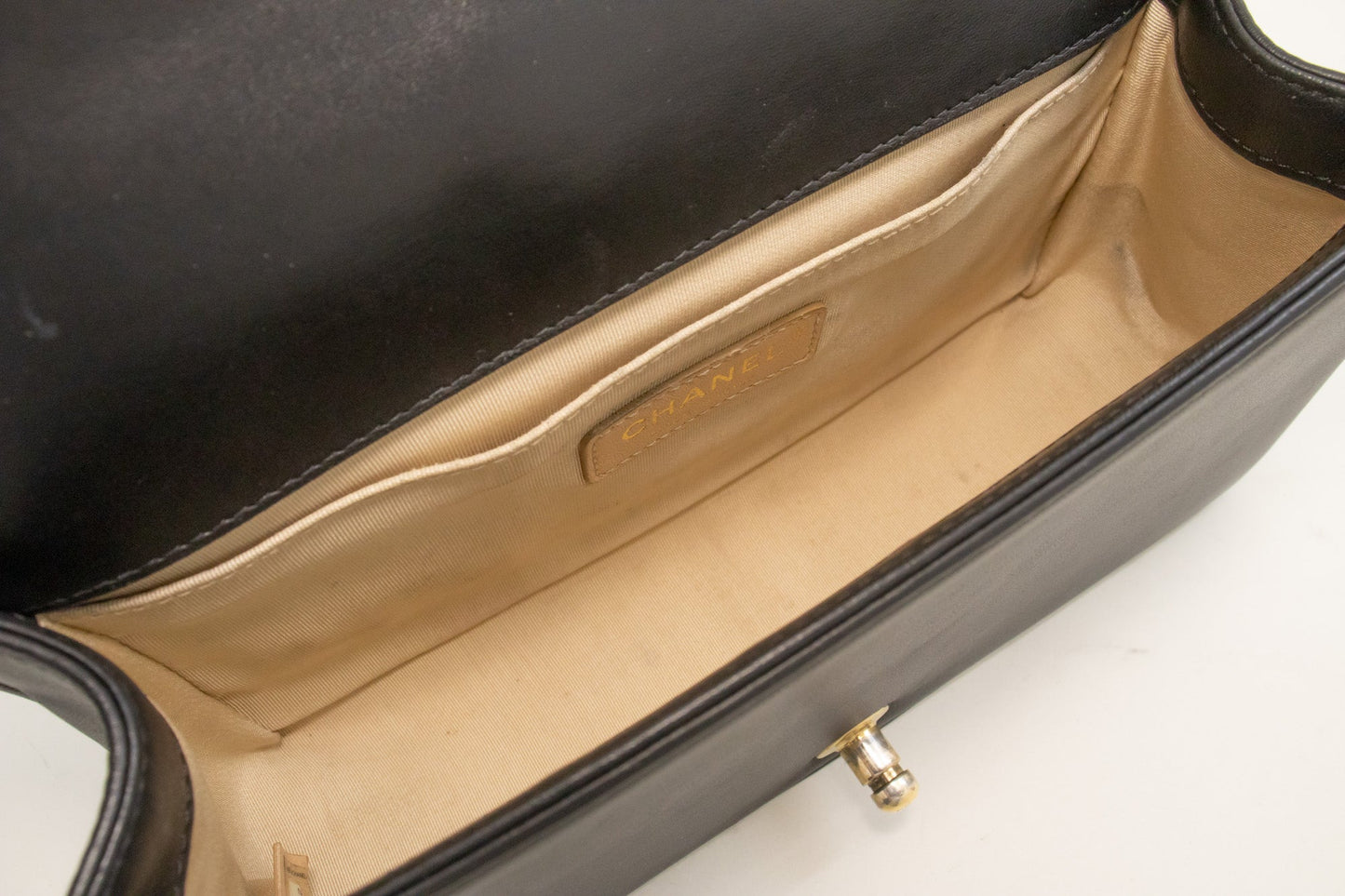 Chanel Luxury Black Leather Shoulder Bag