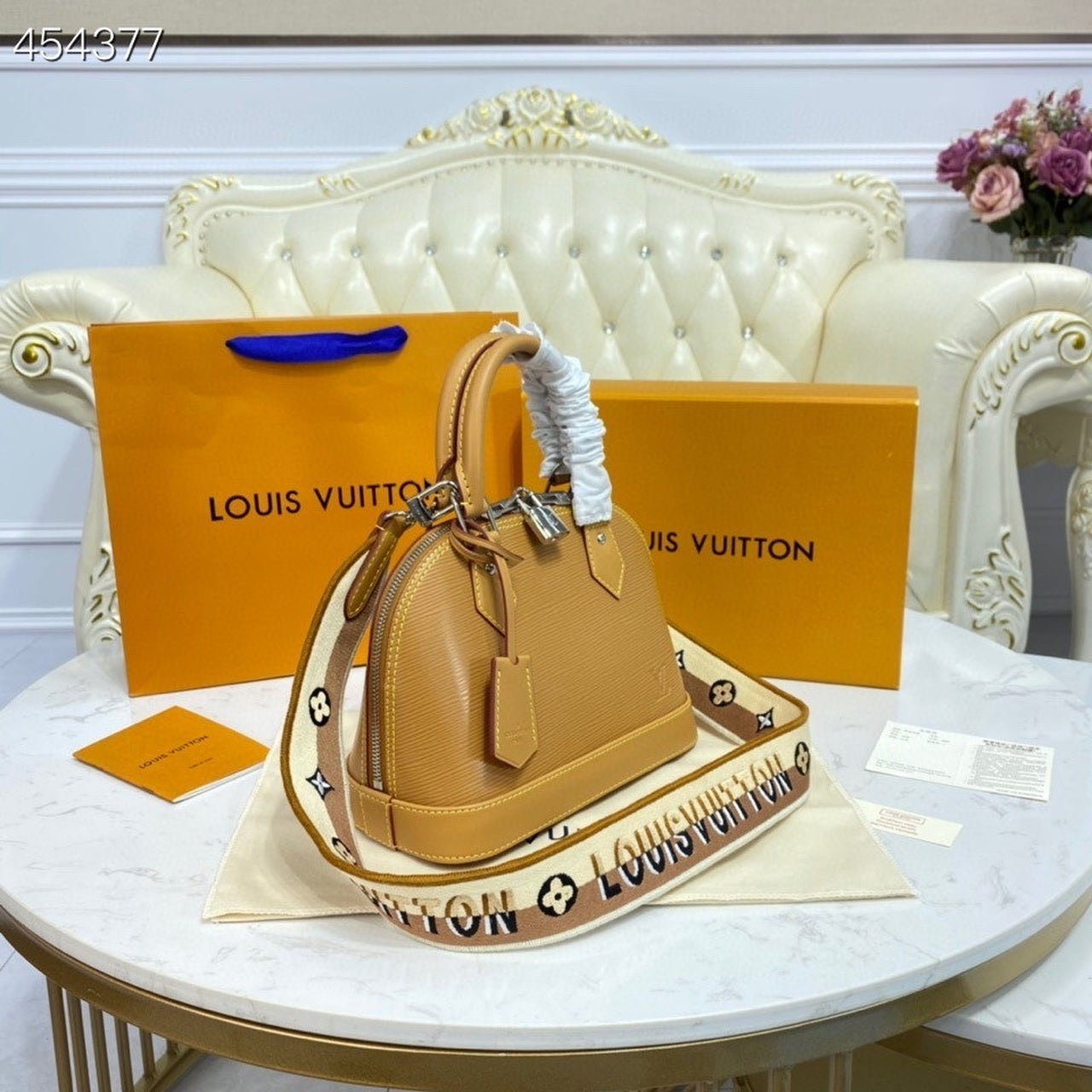 LV Alma GLAMI SunGlamIower Yellow For Women, WomenÃ¢â‚¬â„¢s Handbags, Shoulder And Crossbody Bags 9.3in/23.5cm LV M59358
