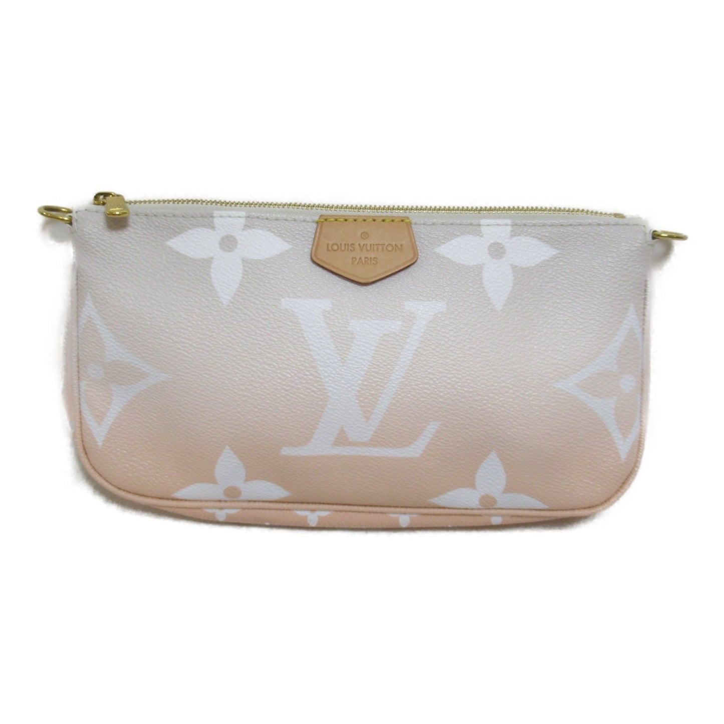 Louis Vuitton Louis Vuitton Multicolor Pochette Accessories Bag PVC  Canvas Monogram Giant  Orange Brum M57634