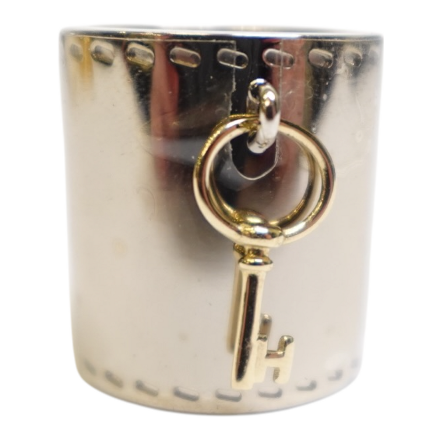 Hermes Metal GP Key Charm Scarf Ring