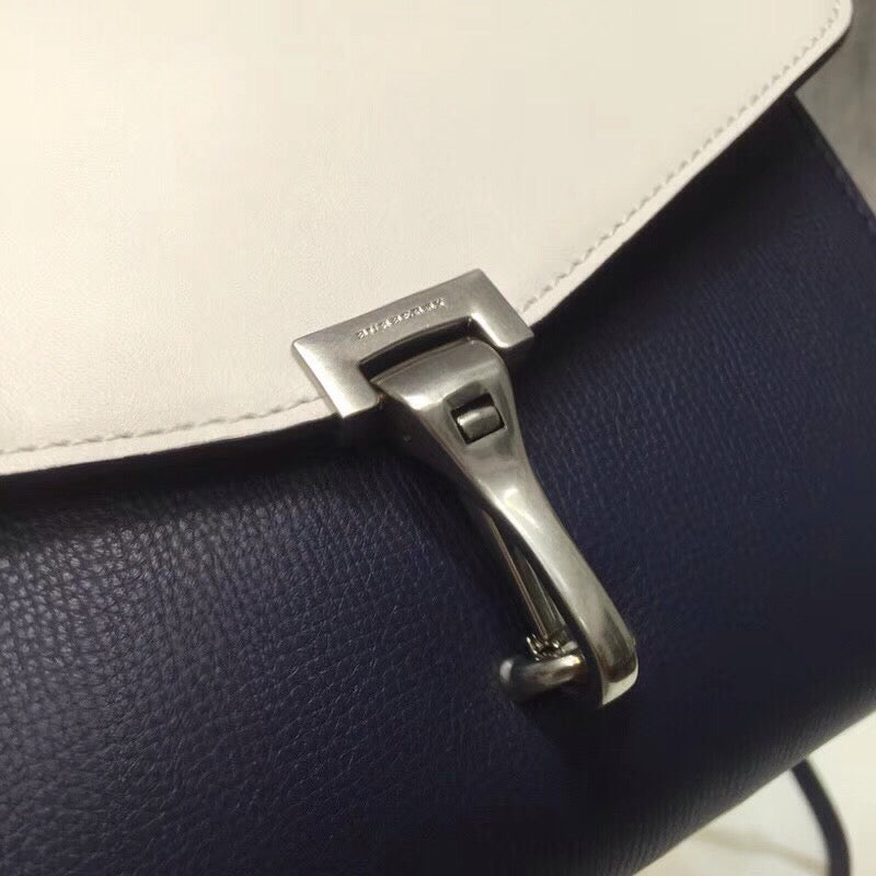 GLAMI Small Macken Colorblock Crossbody Black/White Bag For Women, Bags 9.5in/24cm