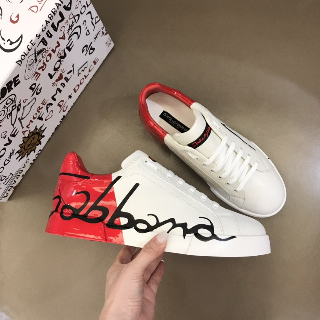 GLAMI Portofino Sneakers White/Red For Men GLAMI Shoes