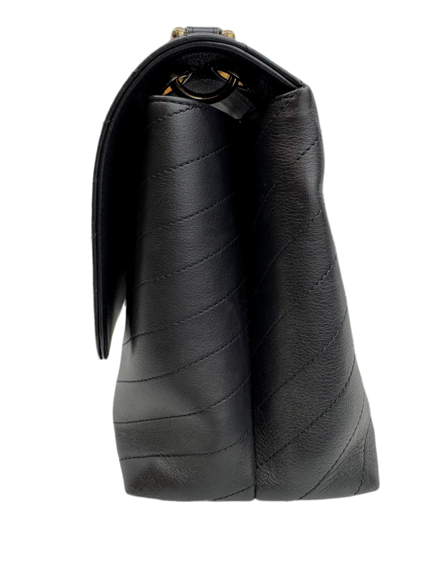 Chanel Chevron Top Handle Bag