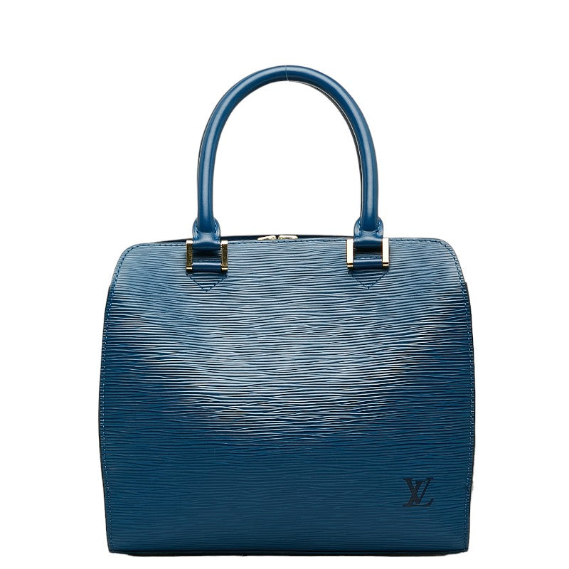 Louis Vuitton Epiphone Handbag M52055 Tread Blue Leather  Louis Vuitton