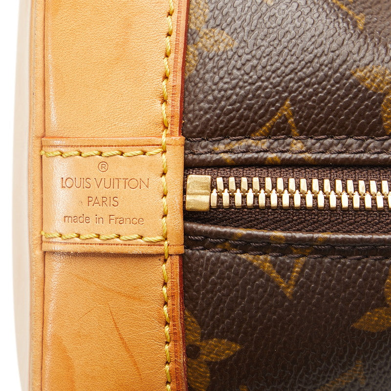 Louis Vuitton Monogram Alma Handbag M53151 Brown PVC Leather Lady Louis Vuitton