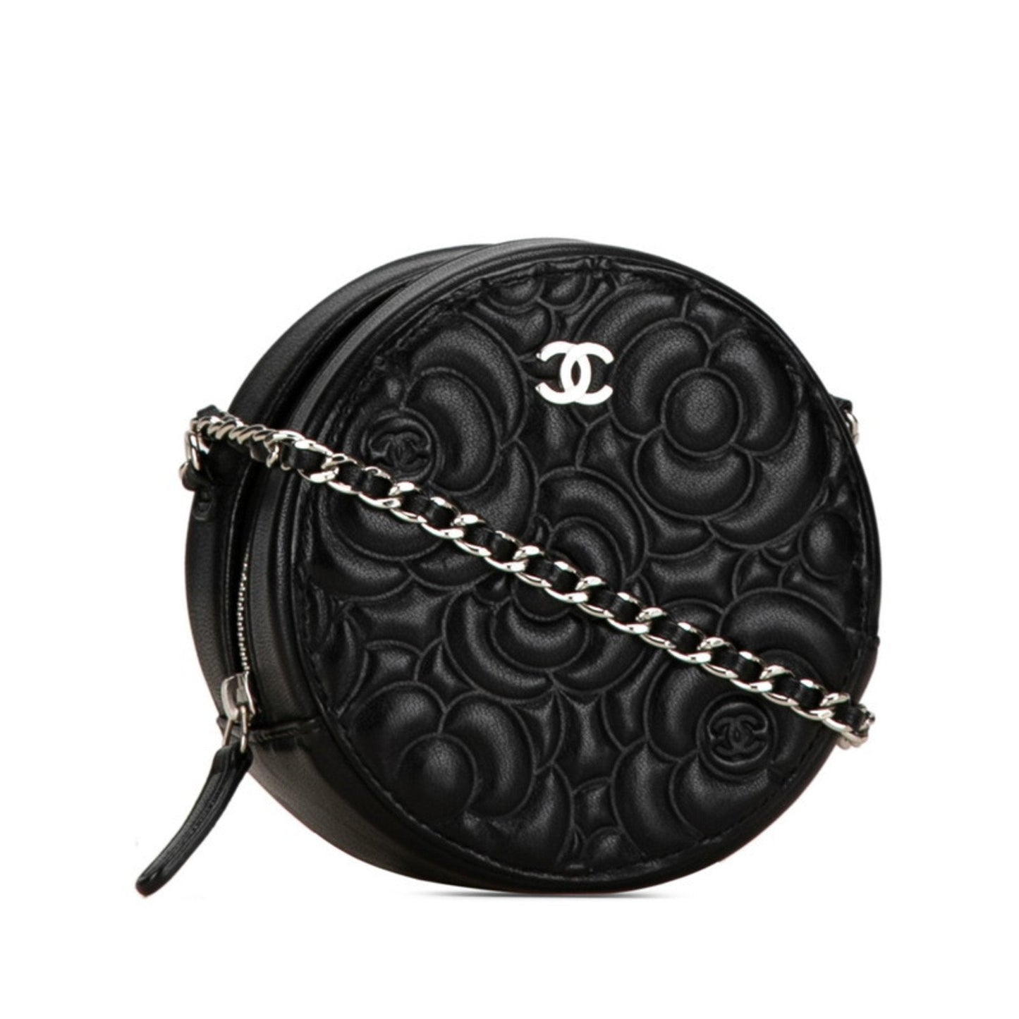 Chanel Round Camellia Crossbody Bag