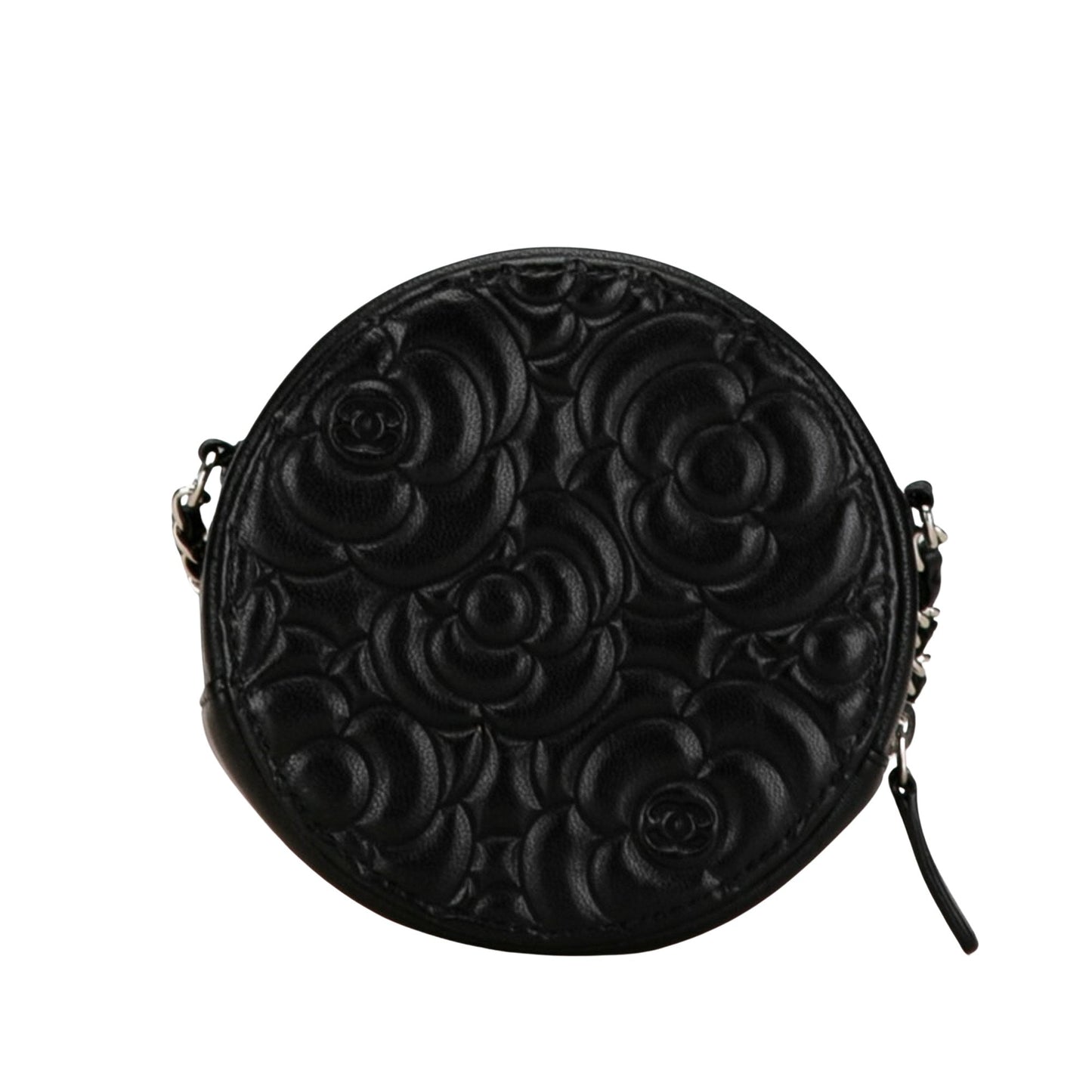 Chanel Round Camellia Crossbody Bag
