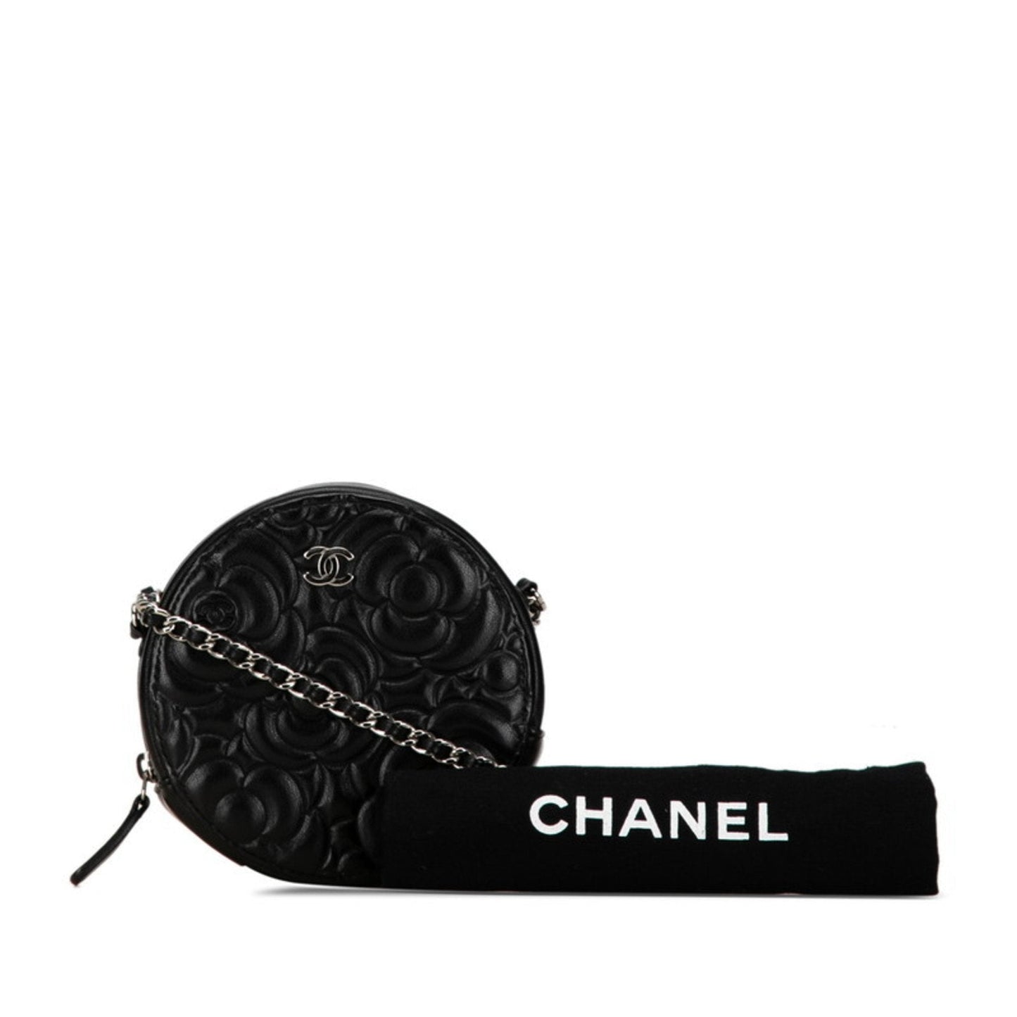 Chanel Round Camellia Crossbody Bag
