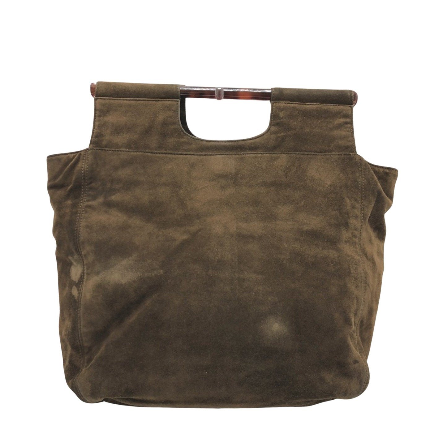 Chanel uede Tote Bag Brown