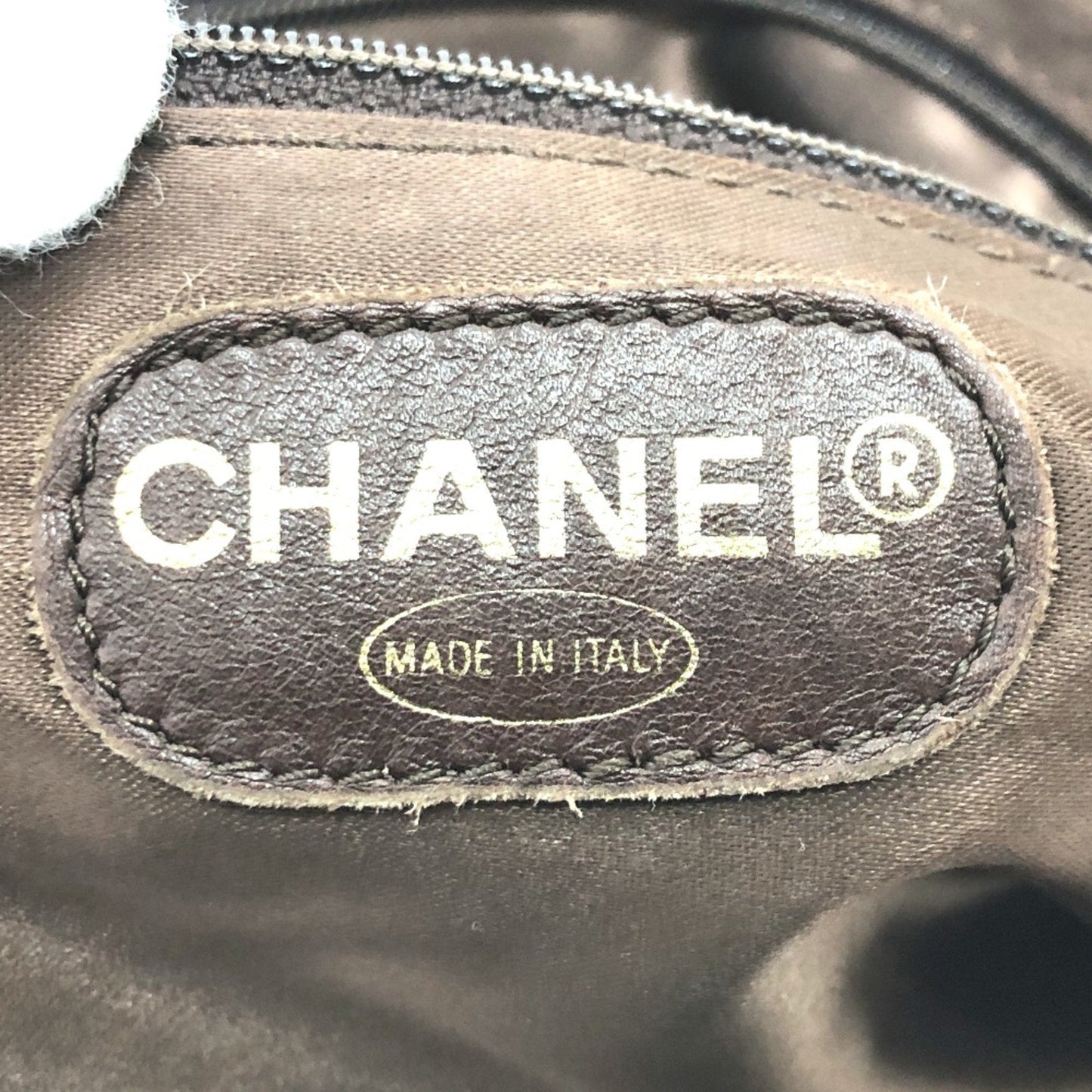 Chanel uede Tote Bag Brown