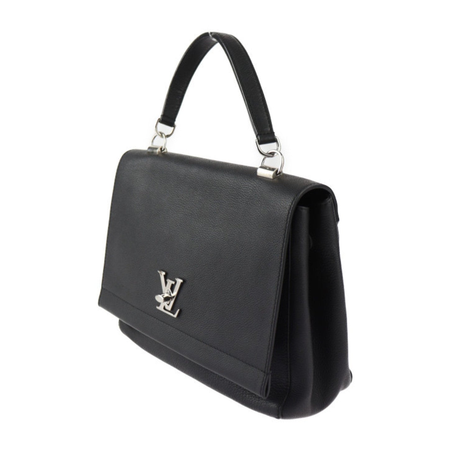 LV Pont 9 Black Leather Handbag