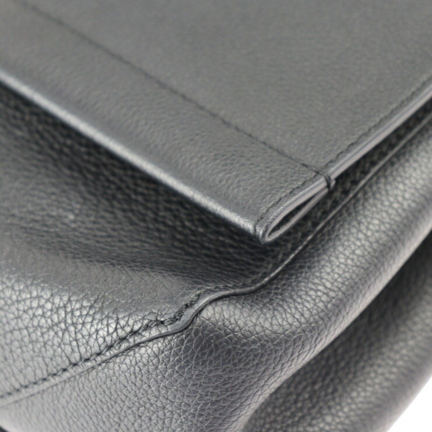 LV Pont 9 Black Leather Handbag