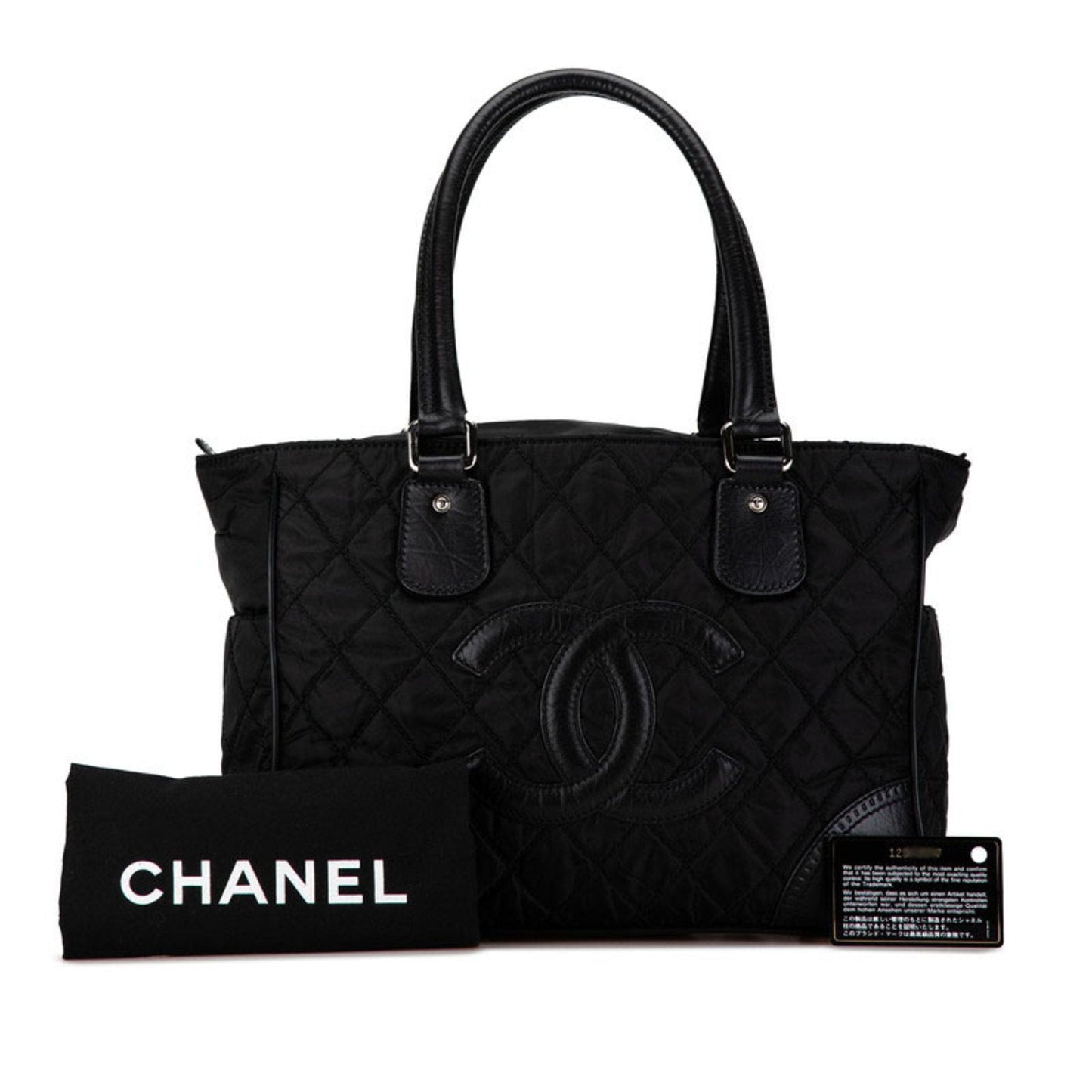 Chanel Quilted Nylon Tote Bag