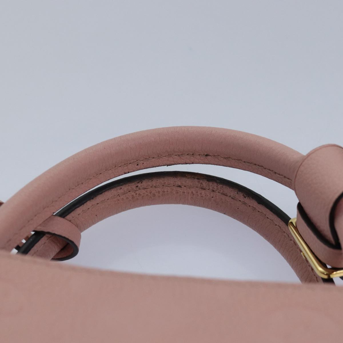 Capucines Mini handbag Rose Ballerine Empreinte Leather