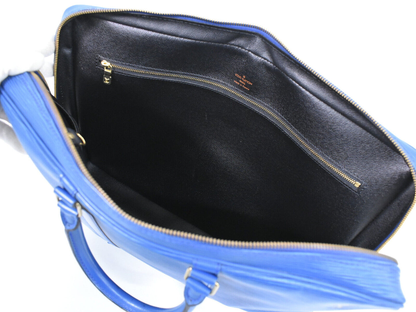 Epi Leather Portfolio Blue M54402