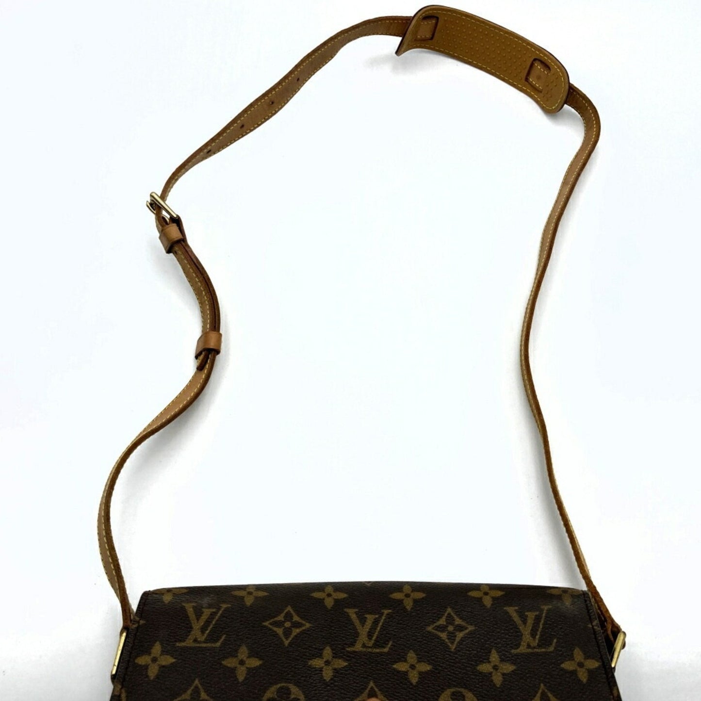 Monogram Canvas Pochette Cle Shoulder Bag