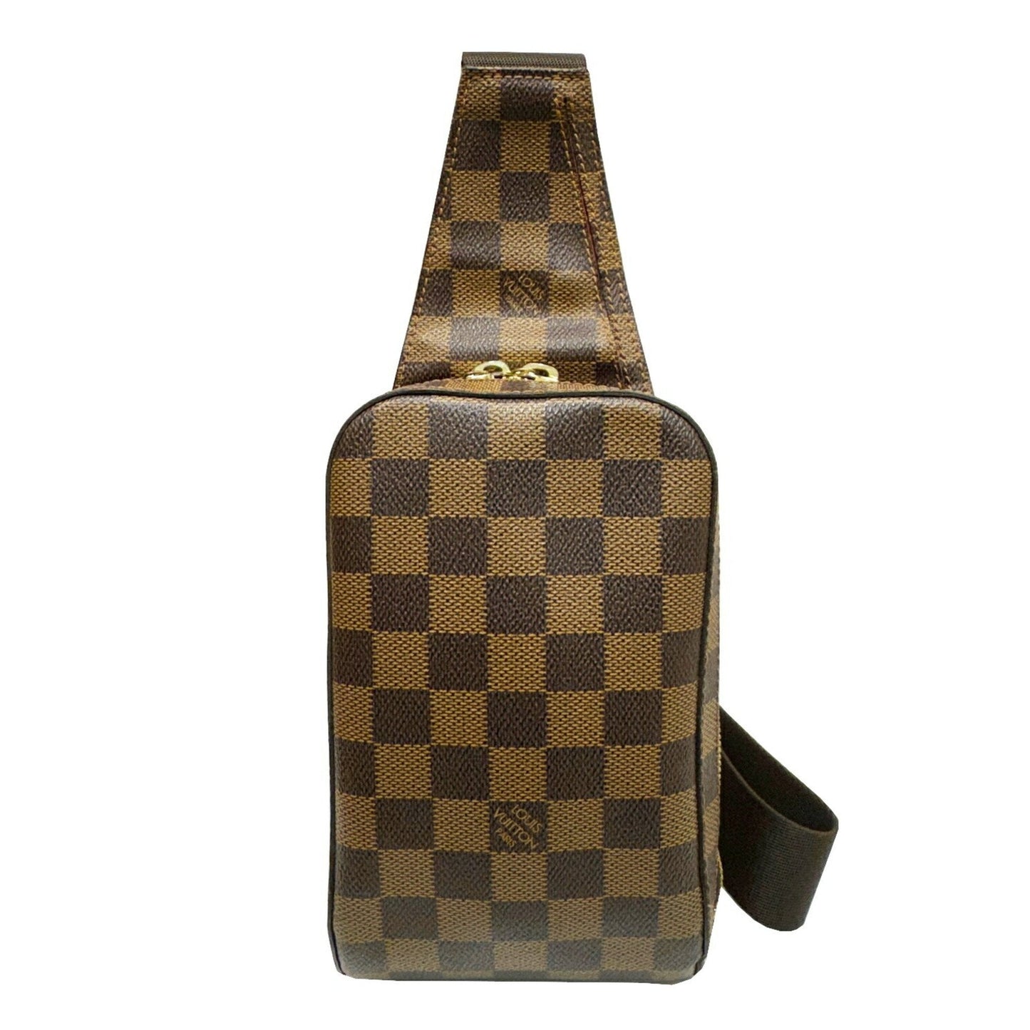 Canvas Crossbody Bag with Adjustable Strap and Zip Closure