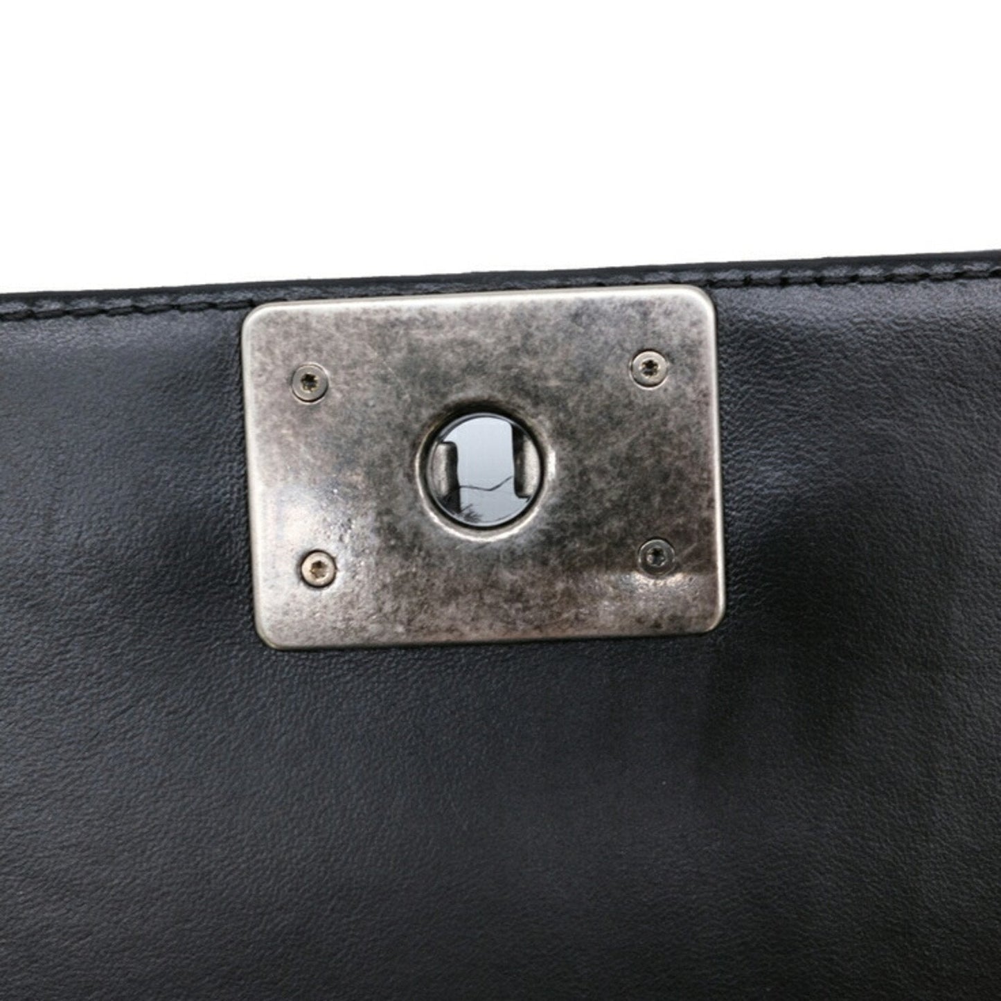 Chanel Boy Chanel Shoulder Bag BlueBlack
