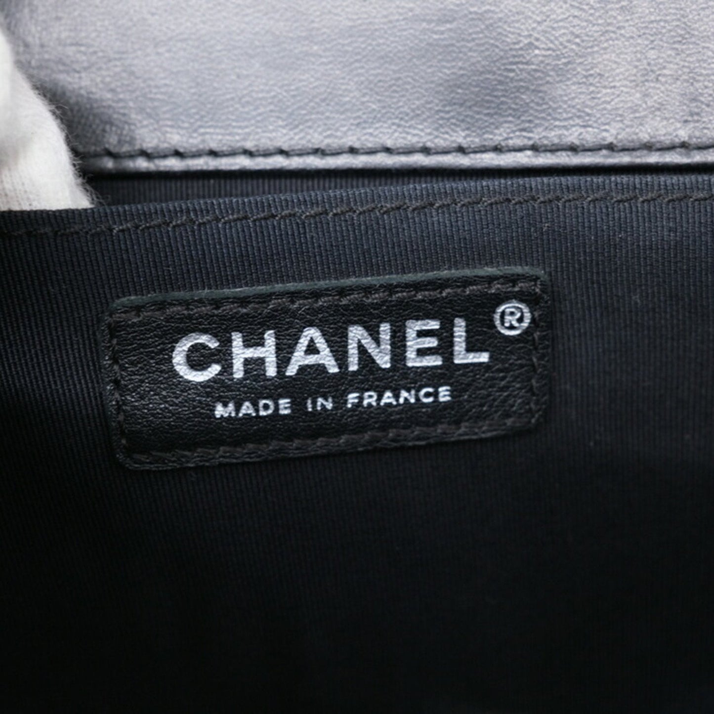 Chanel Boy Chanel Shoulder Bag BlueBlack