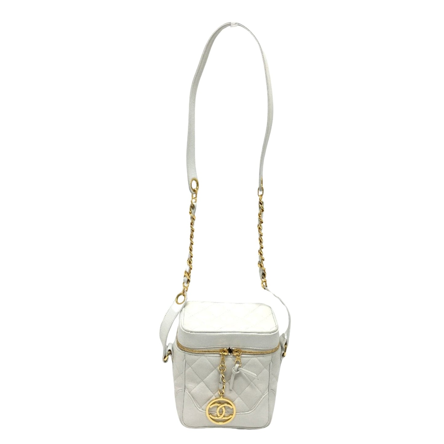 Chanel Vintage Quilted Leather Box Bag