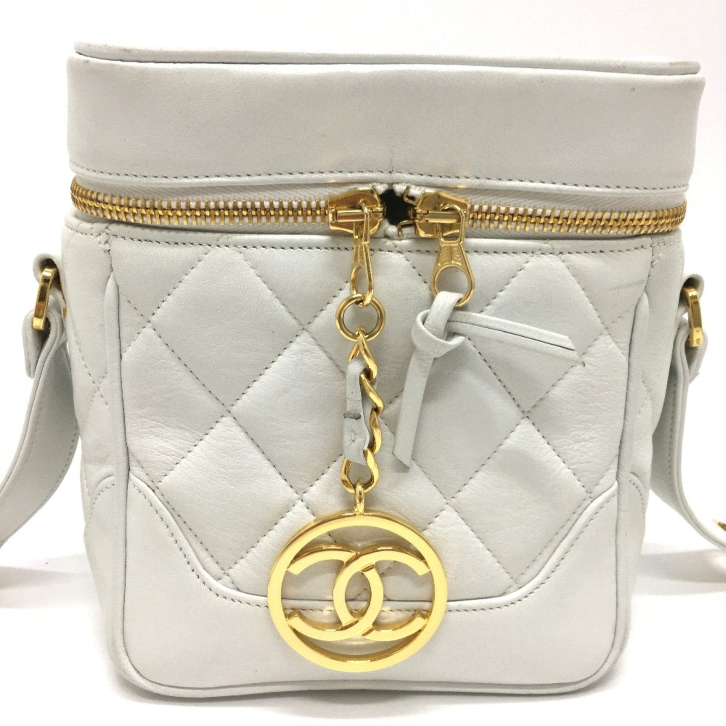 Chanel Vintage Quilted Leather Box Bag