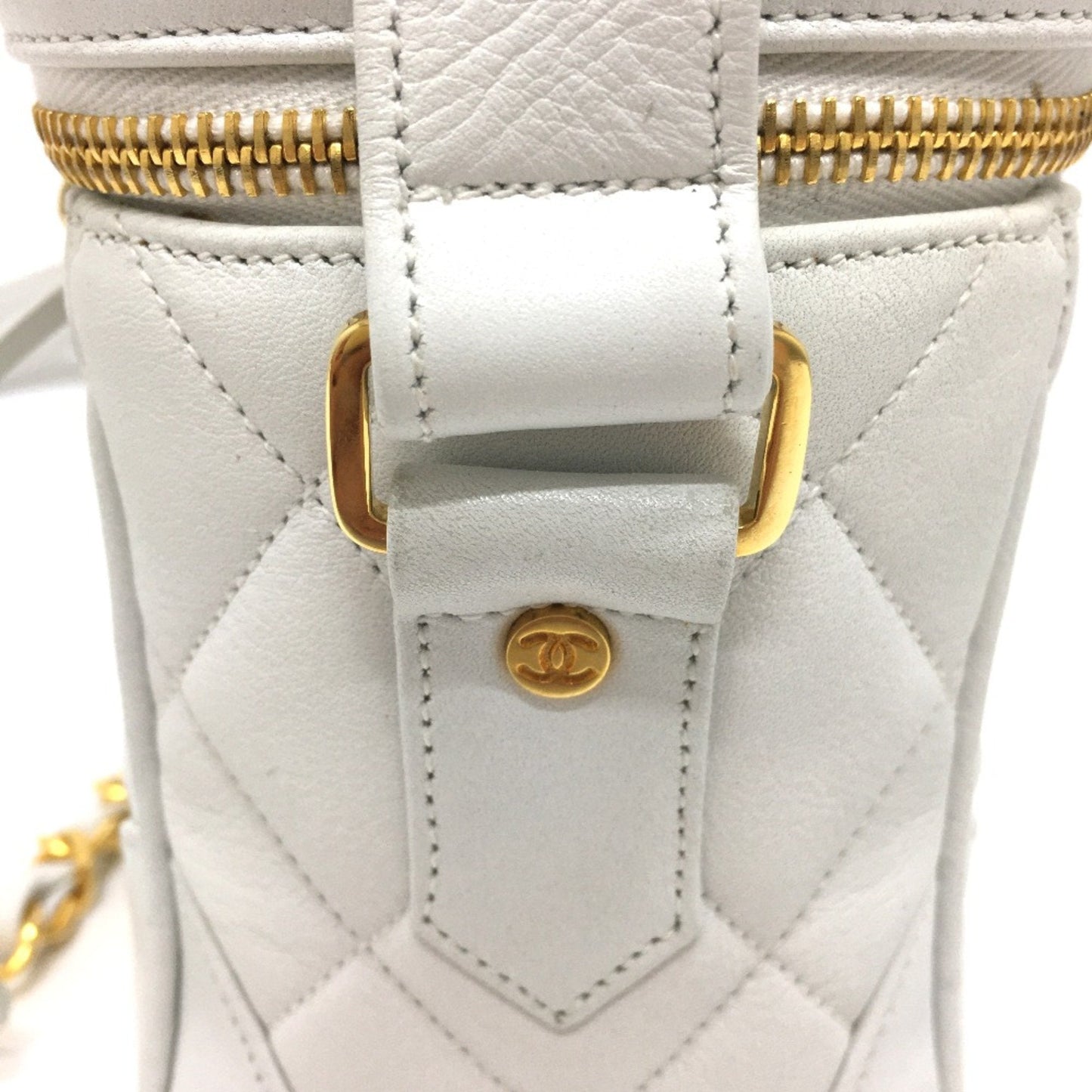Chanel Vintage Quilted Leather Box Bag