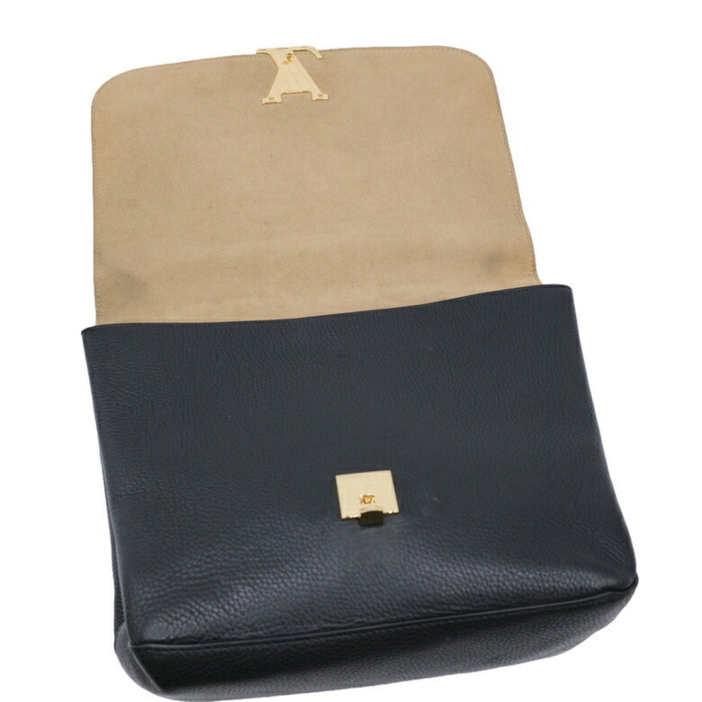 LV Pochette Black Leather