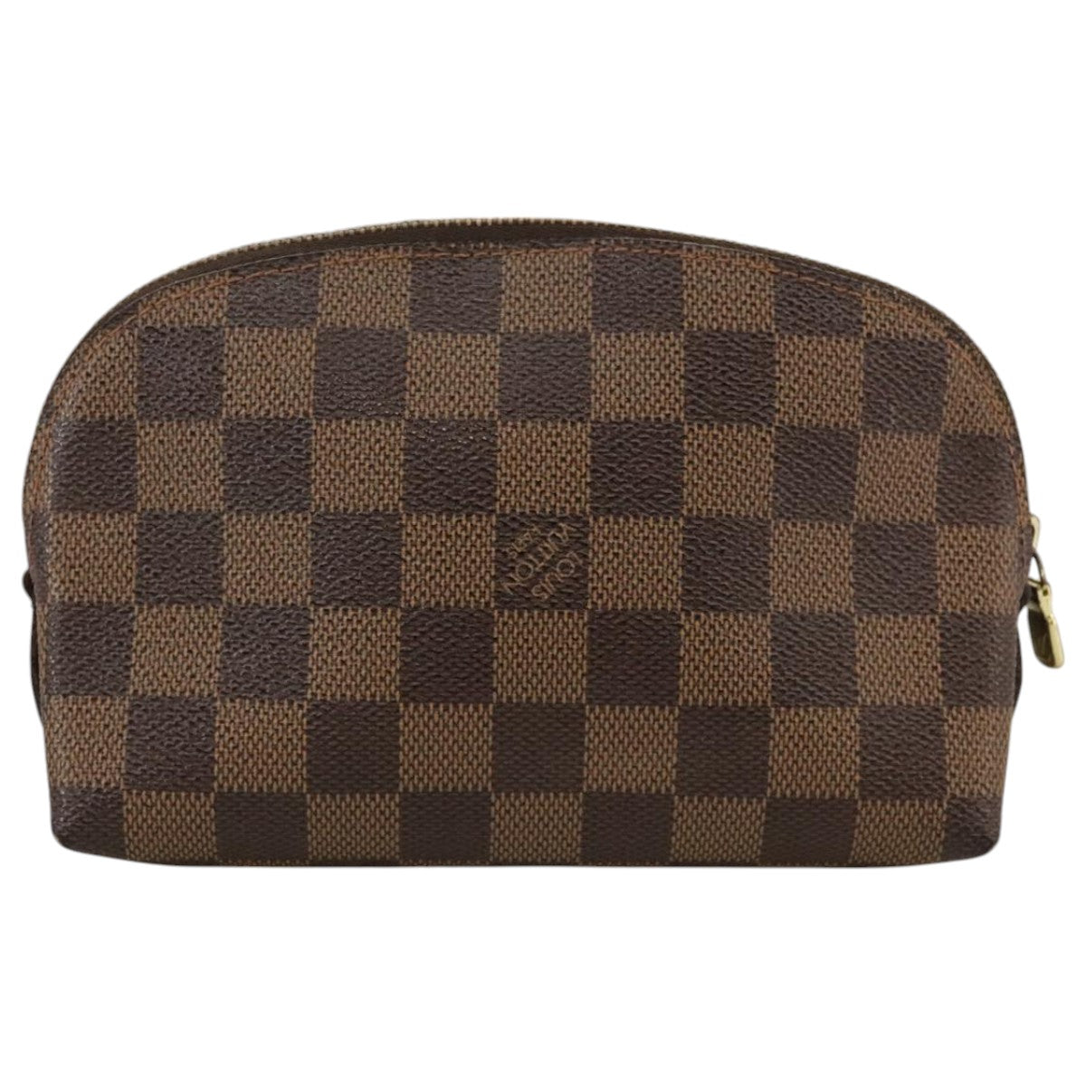 Cosmetic Pouch Damier Ebene Canvas