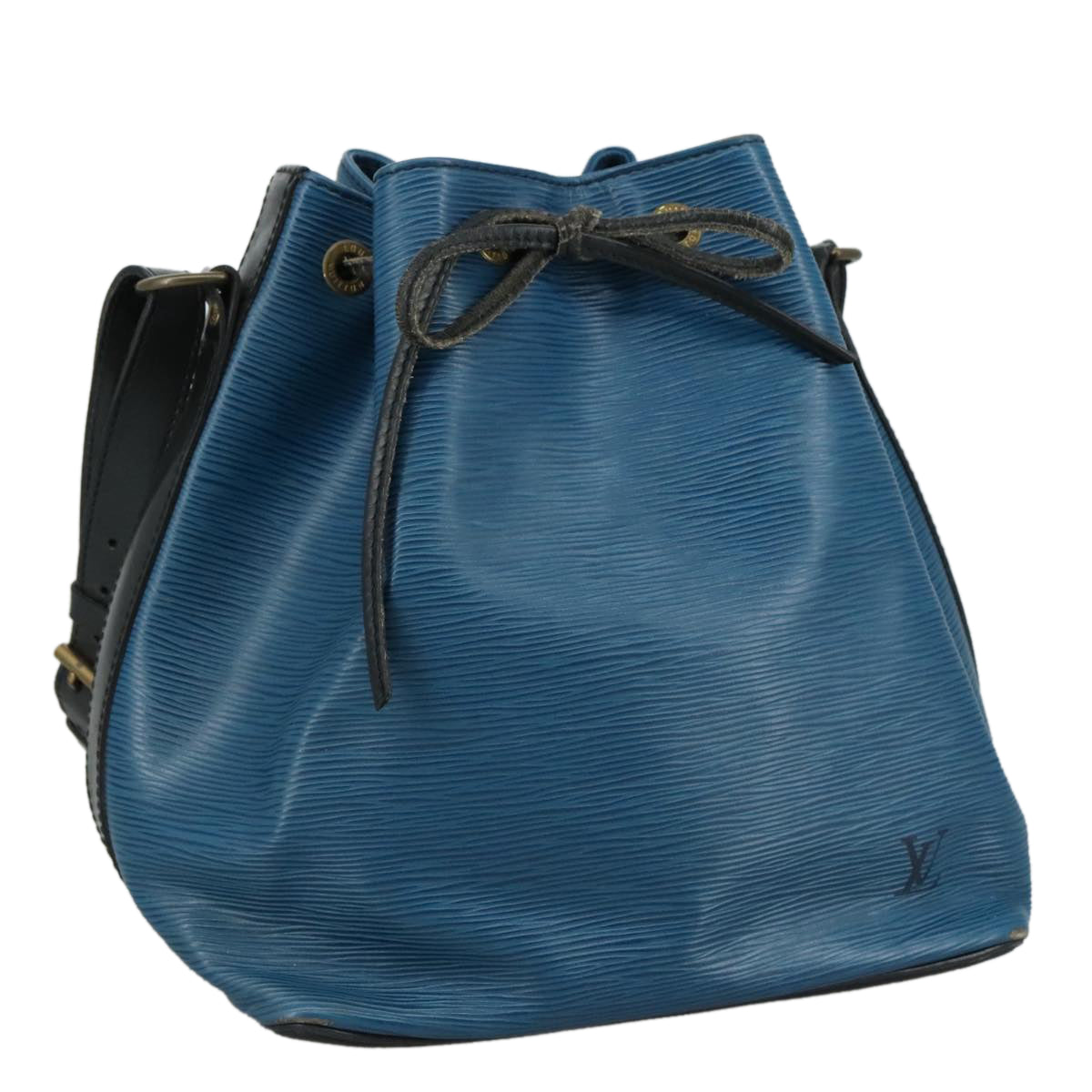 Petit Noe Leather Bucket Bag