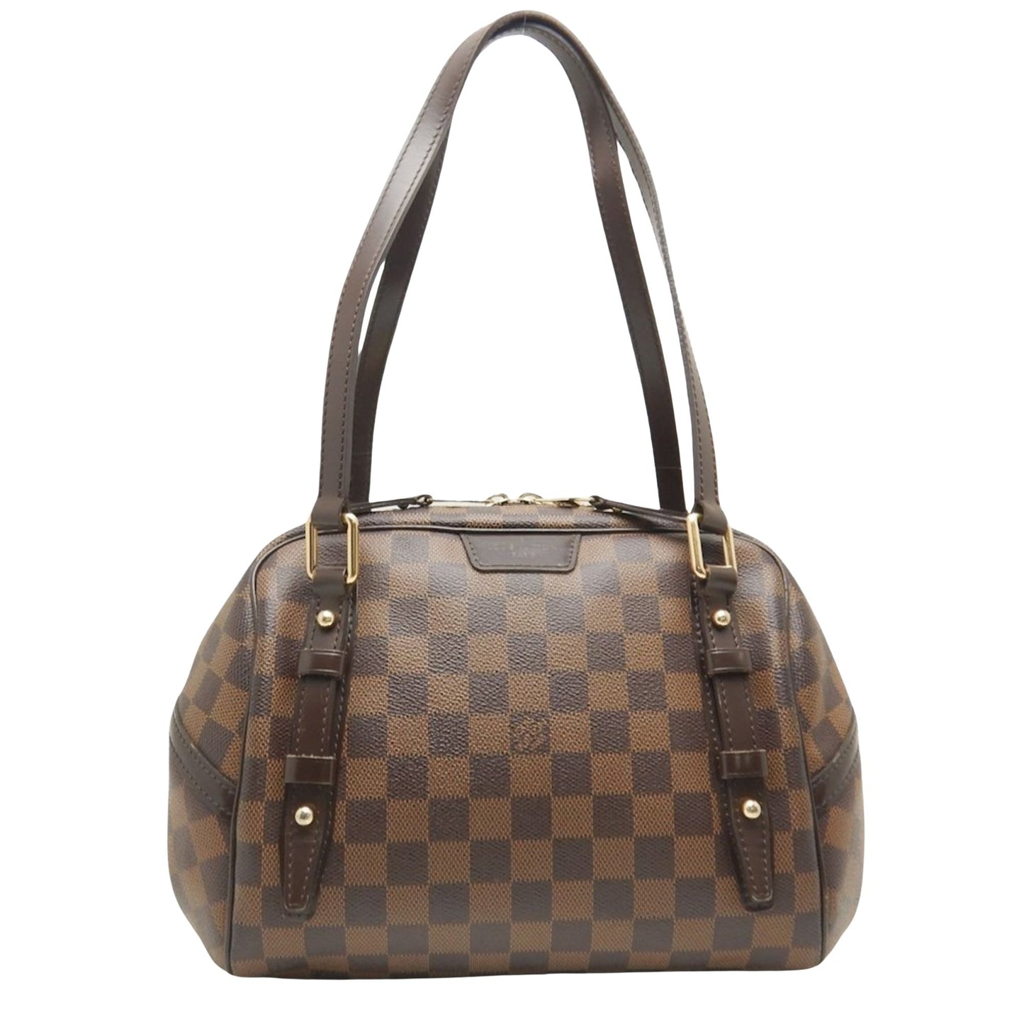 Elegant Canvas Rivington Handbag with Metal Fittings