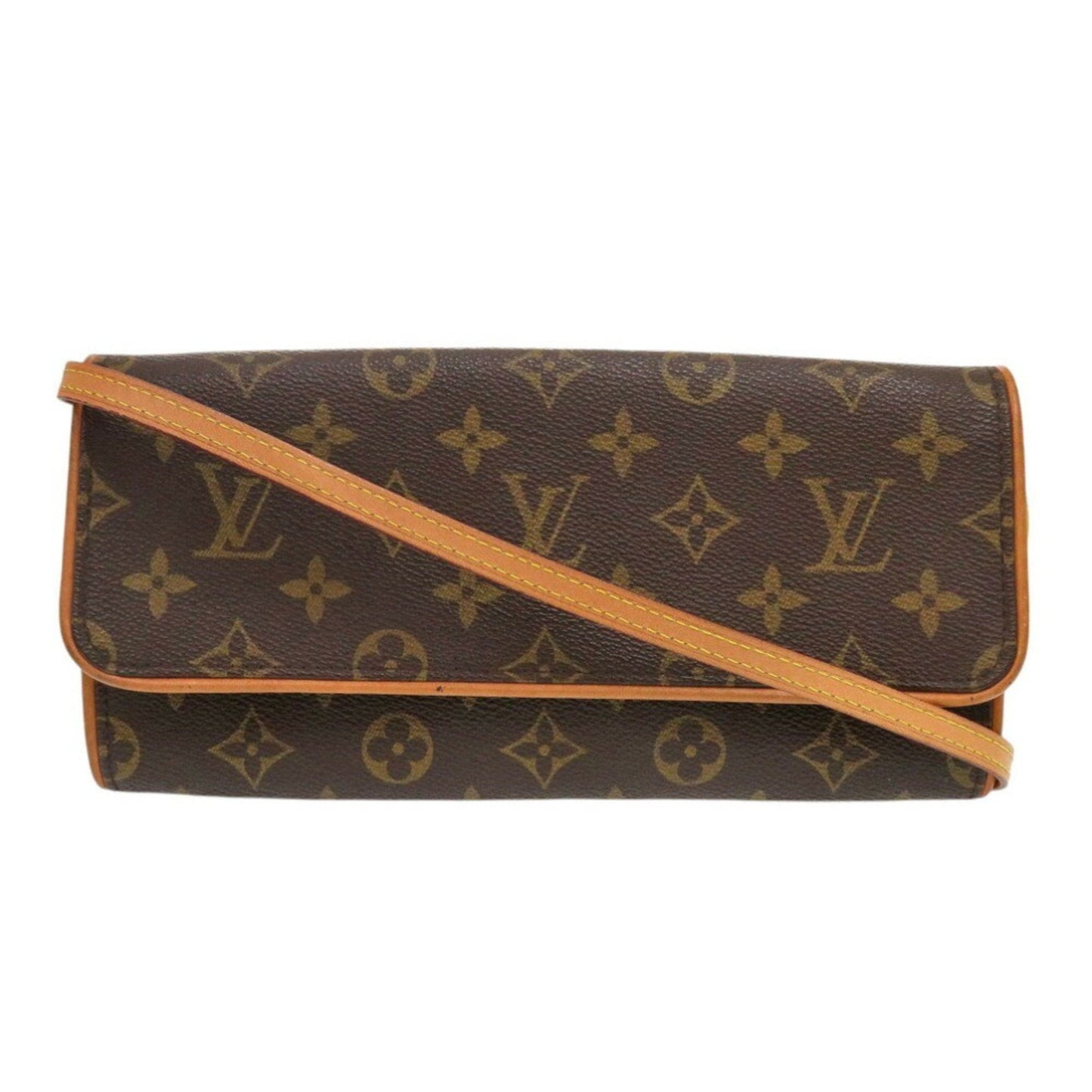 Elegant Canvas Shoulder Bag with Subtle Scratches