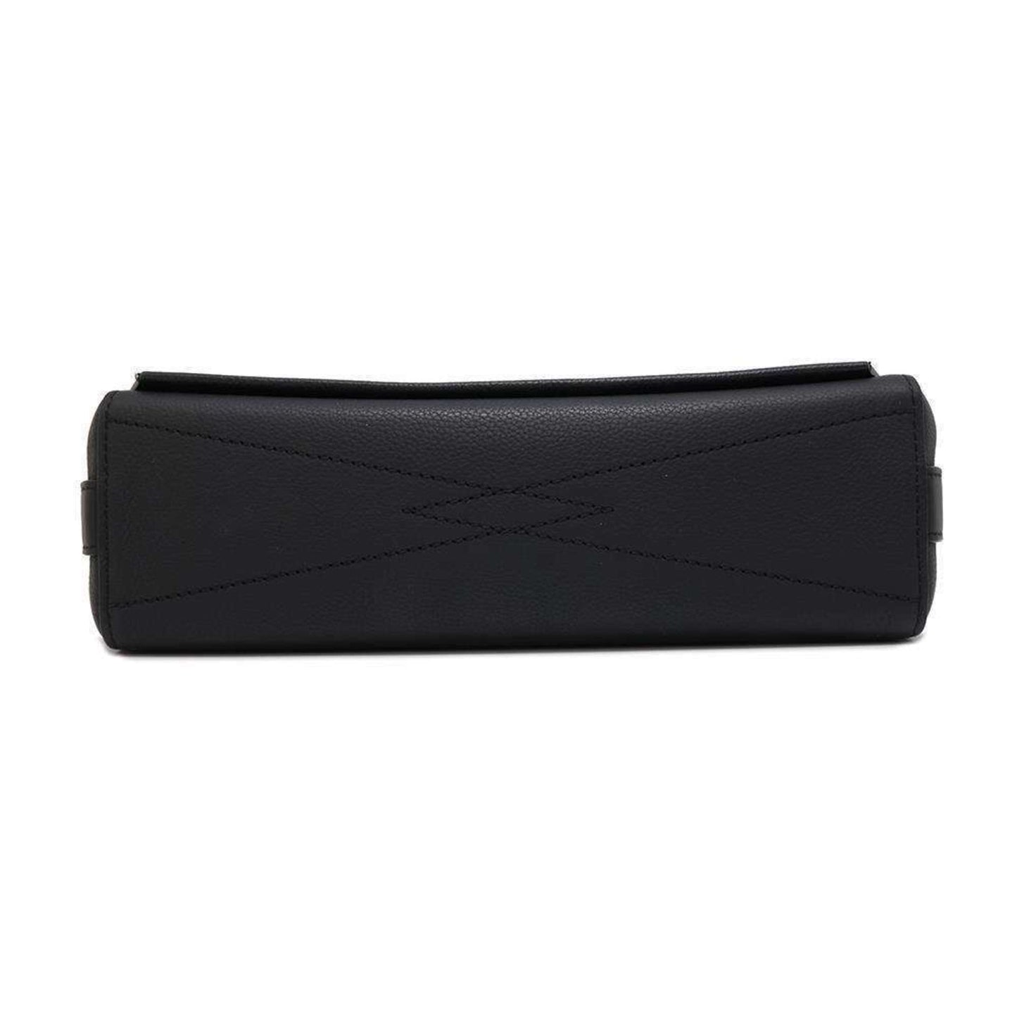 LV Trainer Black Leather Messenger Bag