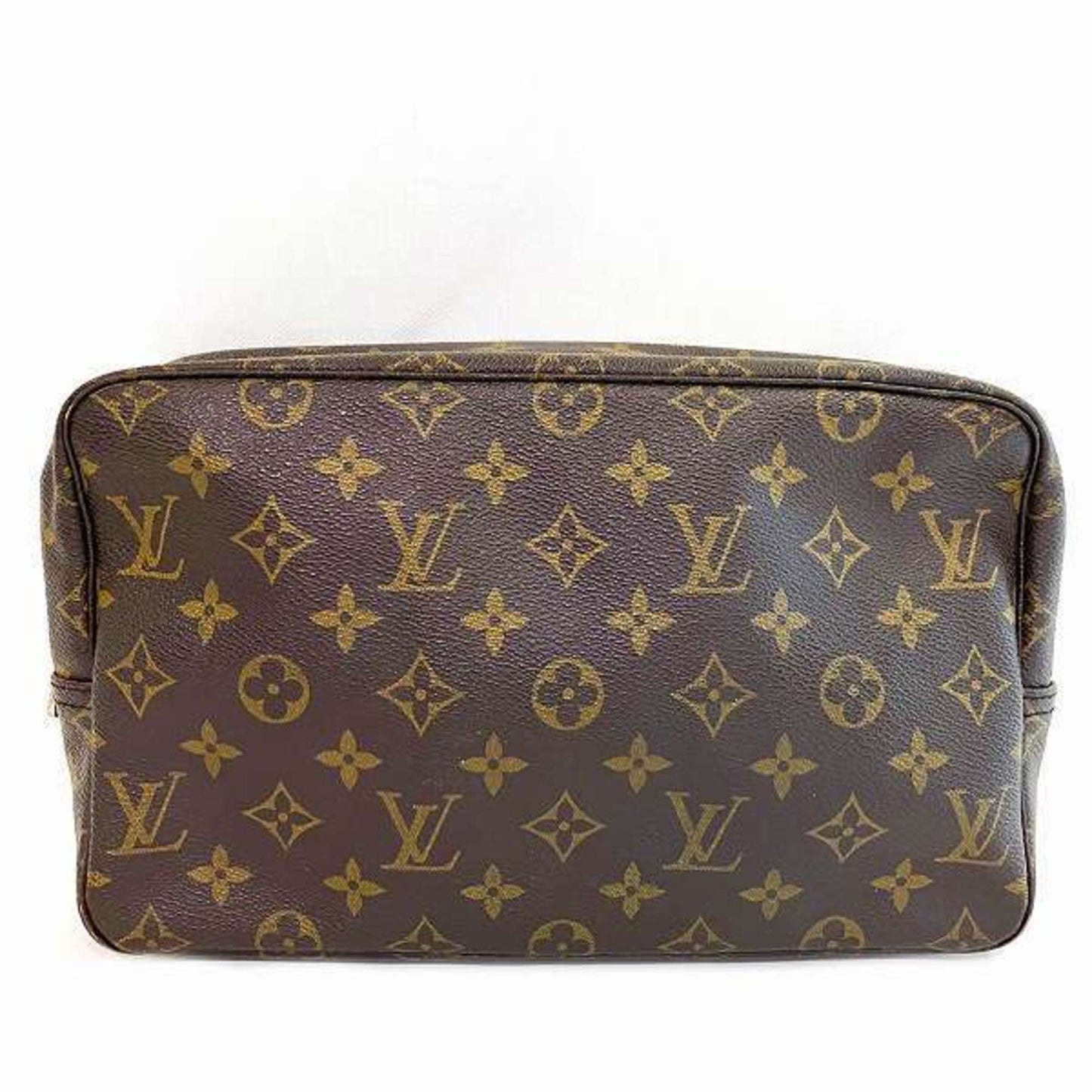 Luxury Canvas Toiletry Bag with Stain and Discoloration Detailing