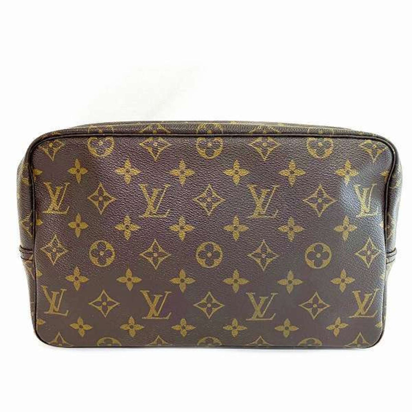 Luxury Canvas Toiletry Bag with Stain and Discoloration Detailing