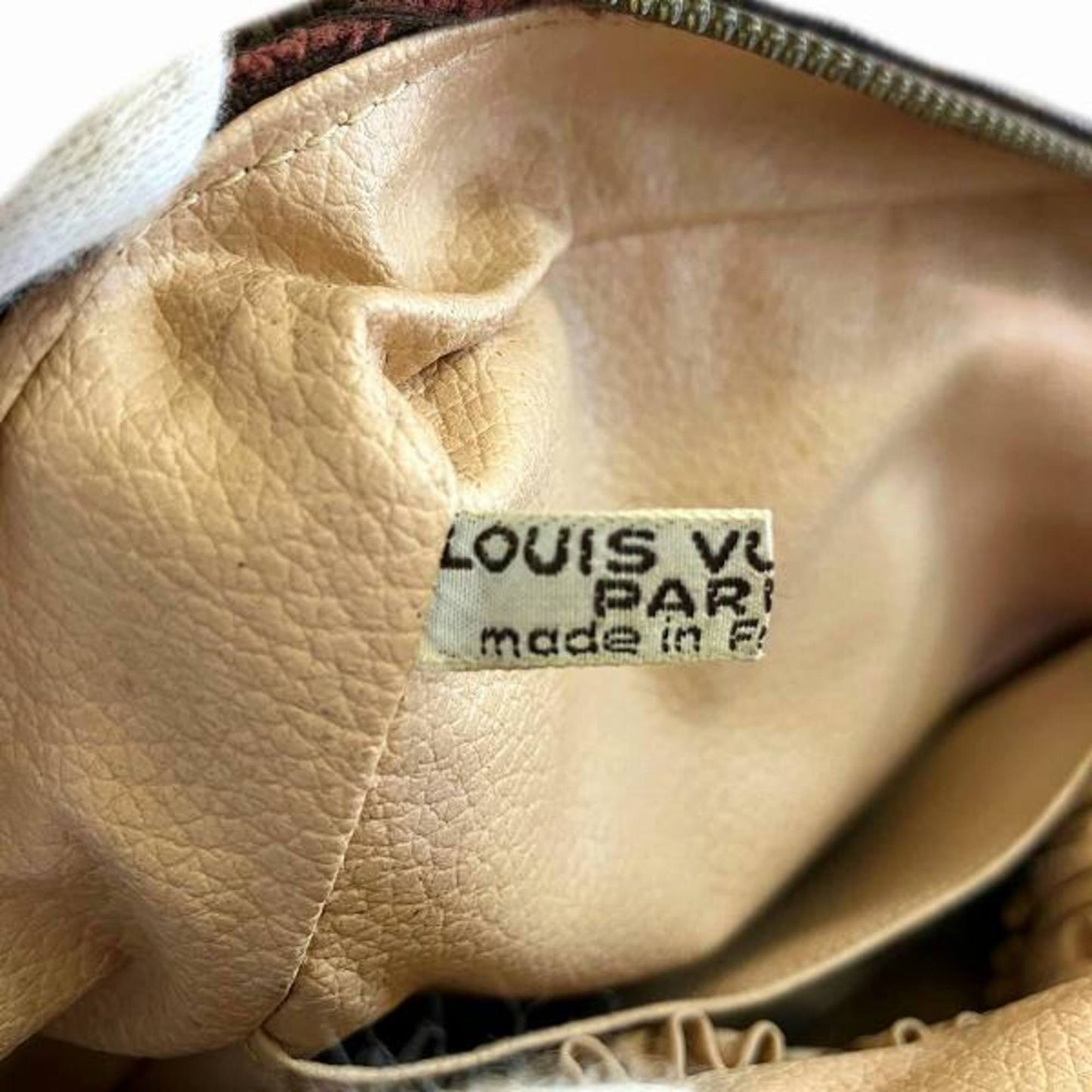 Luxury Canvas Toiletry Bag with Stain and Discoloration Detailing