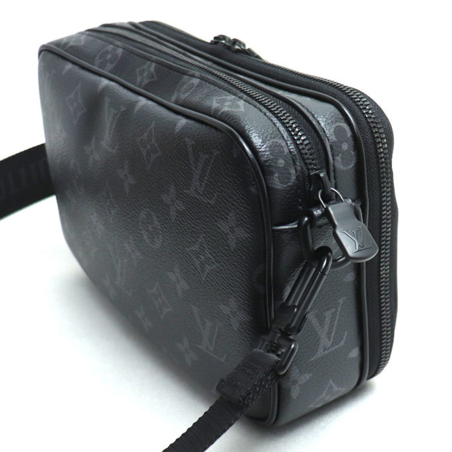 Sleek Canvas Messenger Bag with Shoulder Strap and Dust Bag