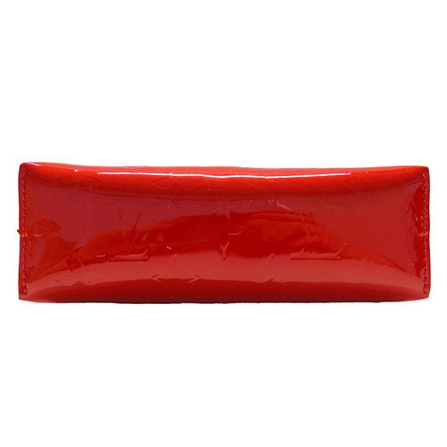 Patent Leather Cosmetic Pouch with Slight Wear