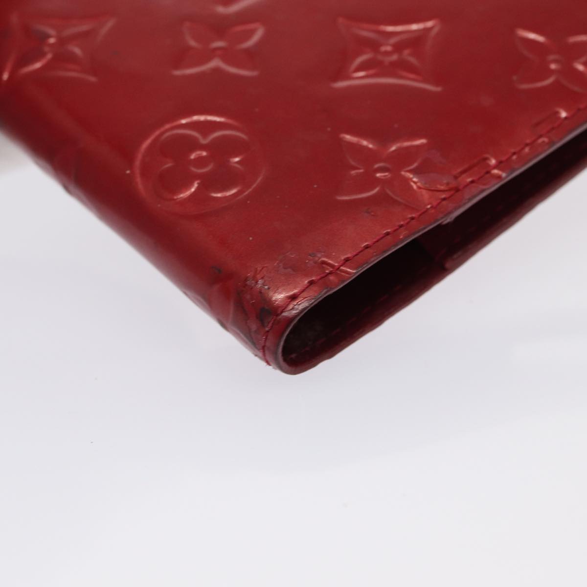 Monogram Vernis Wallet Red