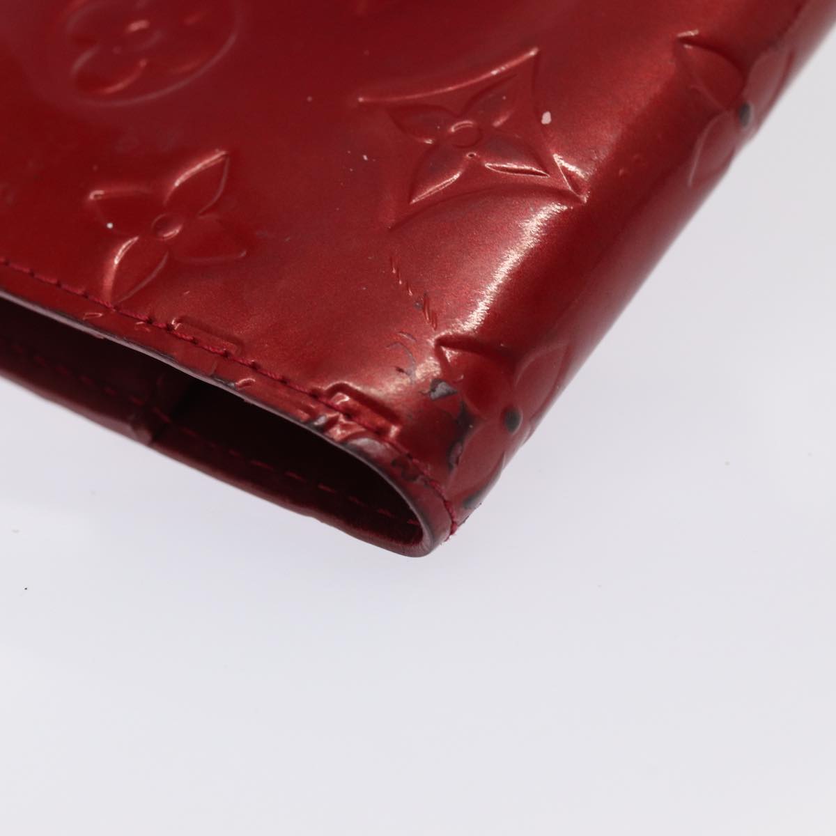Monogram Vernis Wallet Red