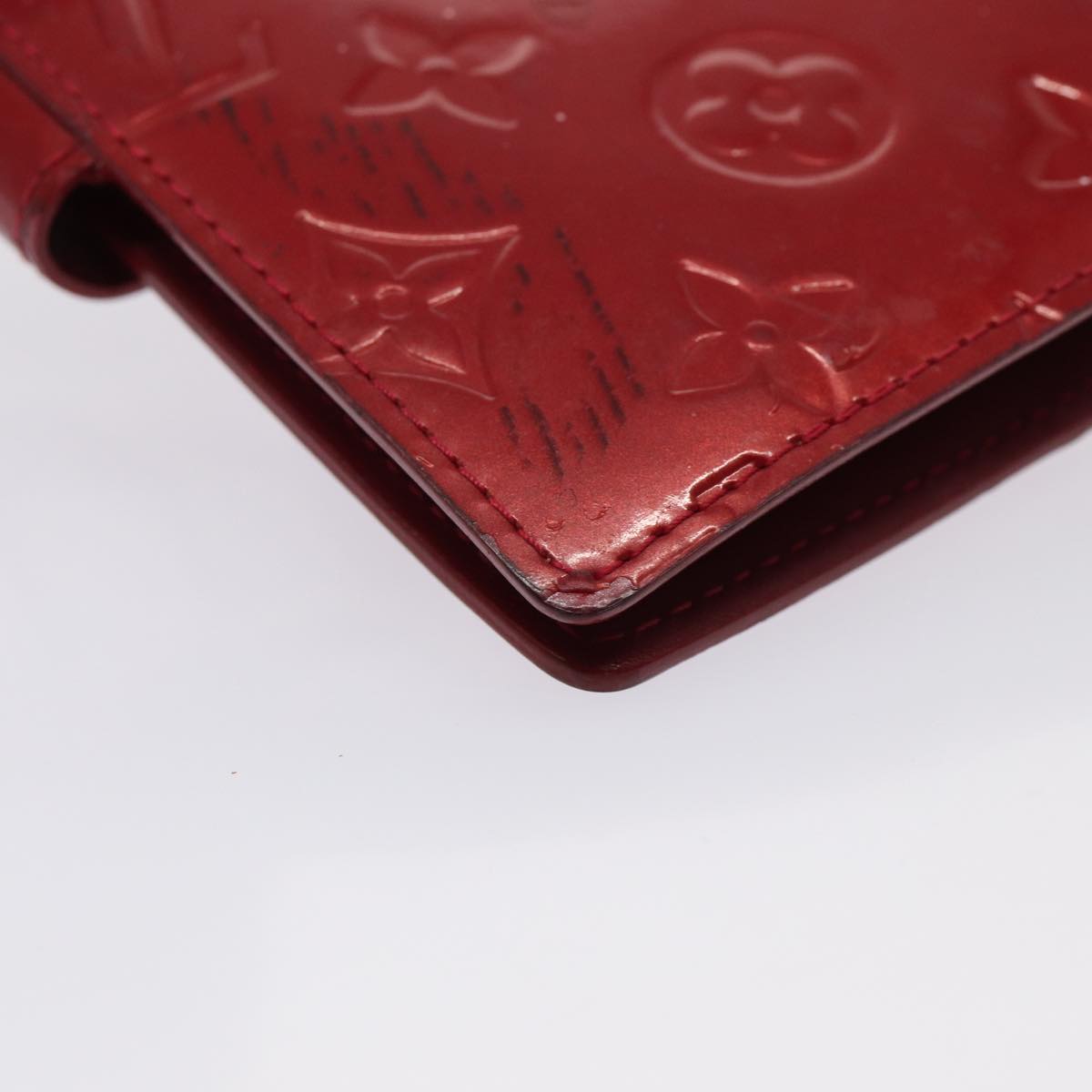 Monogram Vernis Wallet Red